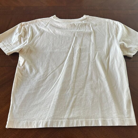 Zara Oversized T-Shirt – Cream / Off-White – Men’s XL - Picture 3 of 4